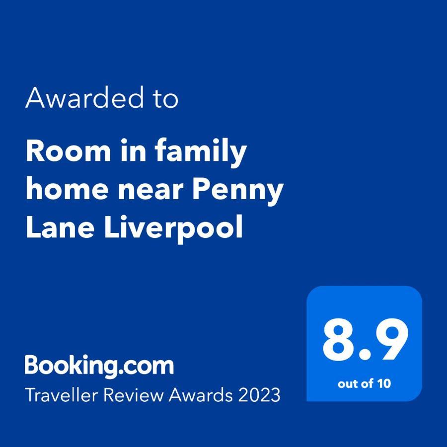 Room In Family Home Near Penny Lane Liverpool Extérieur photo